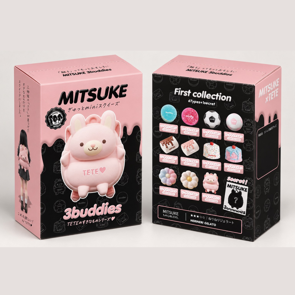 ぎゅっとminiスクイーズ TETEのすきなものシリーズ 【ブラインドボックス】6種類+Secret